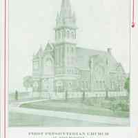 Postcard: First Presbyterian Church, West Hoboken, NJ