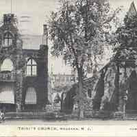 B+W Postcard: Trinity Church, Hoboken, NJ, 1906
