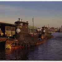 Postcard: [Erie Lackawanna Tugs. Docked at EL