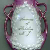 Souvenir ceramic vase -Hoboken, N.J., no date, circa 1900.