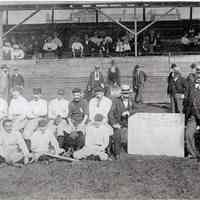 B+W photocopy of a Benevolent Order of Elks baseball team, no place, no date, ca. 1890.