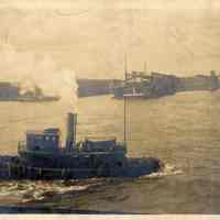          photo 3, top right: similar to upper left; tugboat
   