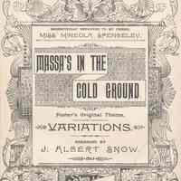 Sheet music: Massa