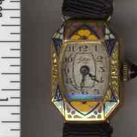 Wristwatch belonging to Mary Ellen Stevens of Hoboken, no date, circa 1940