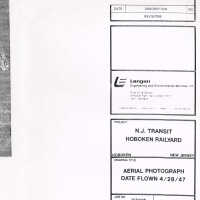          Drawing: N.J. Transit Hoboken Railyard. Aerial Photograph, Date Flown April 28, 1947. picture number 7
   