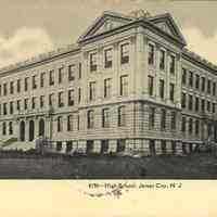 Postcard: Dickinson High School, Jersey City, NJ