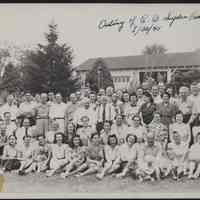 B&W photo of C.B. Snyder Realty Company employees dated July 30, 1941.