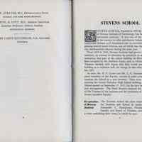          pp 6-7: Stevens School; Cooperation of Stevens Institute
   