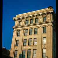          Color slide of eye-level view of the façade of the Steneck Building/Seaboard Building at 95 River between Newark and 1st picture number 1
   