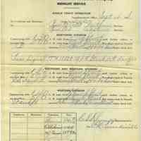          3: Midnight Service, Single Track Operation, Sept. 4, 1918; original
   