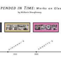          digital image (only) of timeline as created by artist with images and title
   