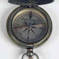 Pocket compass, watch pattern, 5613R, made by Keuffel & Esser Co., n.d., ca. 1920-1940.