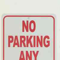 Political campaign literature "No Parking" door hang tag issued on behalf of David Roberts in his campaign for Hoboken Mayor, 2001.