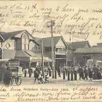 Postcard: Ferry, Hoboken, NJ