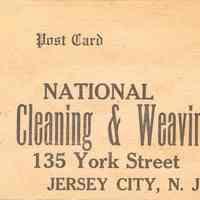 Postcard: National Carpet Cleaning, Jersey City, NJ