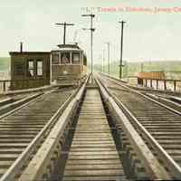 Postcard: Trolley, Jersey City, NJ