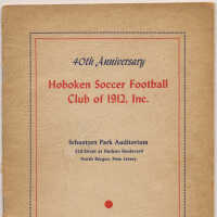          Program: 40th Anniversary. Hoboken Soccer Football Club of 1912, Inc. Schuetzen Park Auditorium, North Bergen, N.J. March 15, 1952. picture number 35
   