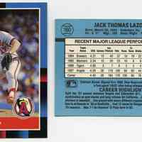          4, 1988: Lazorko, P, Angels, Donruss '88, 160
   