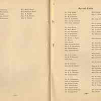          pp 12-13 Passenger List; First Cabin cont'd; Second Cabin
   