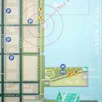          detail bottom half: map with only south waterfront & You are Here marking
   