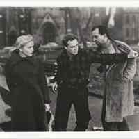 B+W publicity photo of Marlon Brando as Terry Malloy with Eva Marie Saint as Edie Doyle in film "On the Waterfront," Hoboken, no date, ca 1953-54.