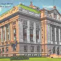 Postcard: Court House, Jersey City, NJ