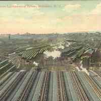 Postcard: Railroad, Hoboken, NJ