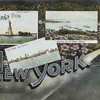 Postcard: Views, Hoboken, NJ