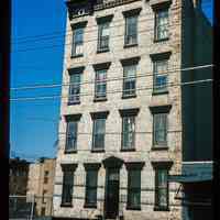          Color slide of eye-level view of façade and cornice at 554 Observer Highway between Monroe and Madison picture number 1
   