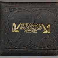 School autograph album of Josephine Disavino, David C. Rue Jr. High School, Hoboken, June 1927.