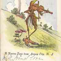 Postcard: Greetings, Jersey City, NJ