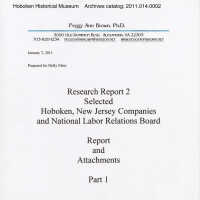          Research Report 2, Parts 1 & 2: Selected Hoboken, N.J. Companies & National Labor Relations Board. (1935-1946). 2011. picture number 46
   