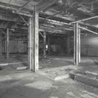 Digital image of B+W photo of former Maxwell House Coffee plant interior, Soluble Building, 1st floor, Hoboken, 2003.