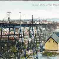 Postcard: Trolley, Jersey City, NJ