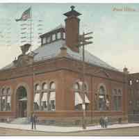 Postcard: Post Office, Hoboken, N.J. Postmarked Jan. 13, 1913.