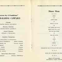         pp [16-17] Fundraising chairpersons; Dinner Menu
   