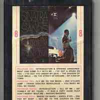 Eight-Track Cartridge, Frank Sinatra : "Sinatra At The Sands ." Reprise. J 81019. Stereo.