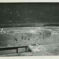 Group of 4 B+W photos documenting condition of drydock no. 4 at the Bethlehem Steel Shipyard, Hoboken Division, Nov. 7, 1958.