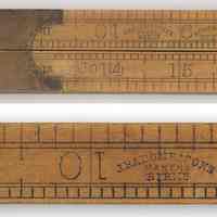          maker's marks on outside
   