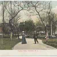 Postcard: Hudson Park, Hoboken, N.J. No date, circa 1901-1907, unposted.