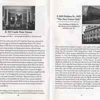          pp 6-7: 921 Castle Point Terrace; 600 Hudson St.
   