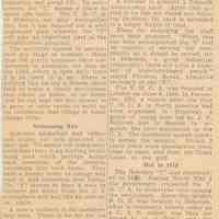 Newspaper clipping: Uniform is GIs Ticket for Facilities of Hoboken YMCA. Hudson Dispatch, August 1, 1945.