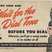          pay telephone booth card front
   