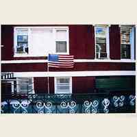 Color photo: "Flag" by John F. Conn. Hoboken, no date [2007].