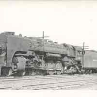 Postcard: North Bergen, NJ, Railroad Engine NY Central