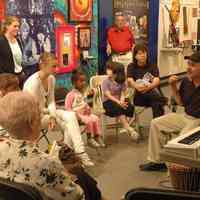 Digital images, 7, of music program by Julio Fernandez, HHM, Hoboken, Sept. 22, 2007.