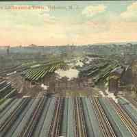 Postcard: Railroad, Hoboken, NJ