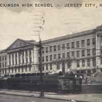 Postcard: Dickinson High School, Jersey City, NJ