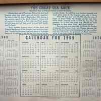          text under calendar leaf with description of painting
   