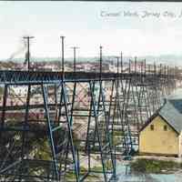 Postcard: Trolley, Jersey City, NJ